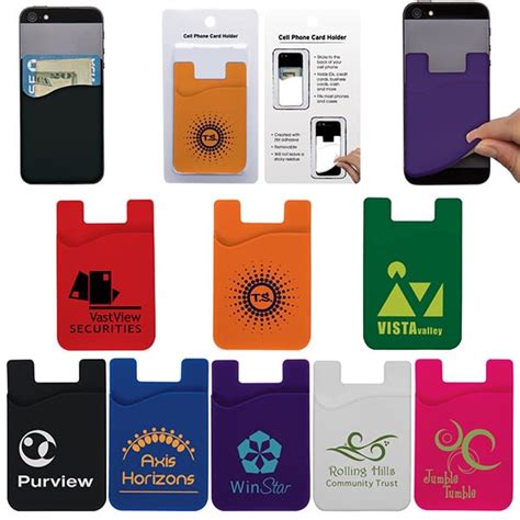 silicone smart wallet card holder|custom cell phone card holders.